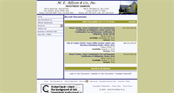 Desktop Screenshot of meallison.com